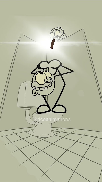 The toilet intruder! 😀 (4k memes) #shorts