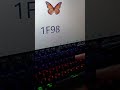 Short key of butterfly #computer #computershortkey #keyboardshortkey #shortkeybutterfly #shorts