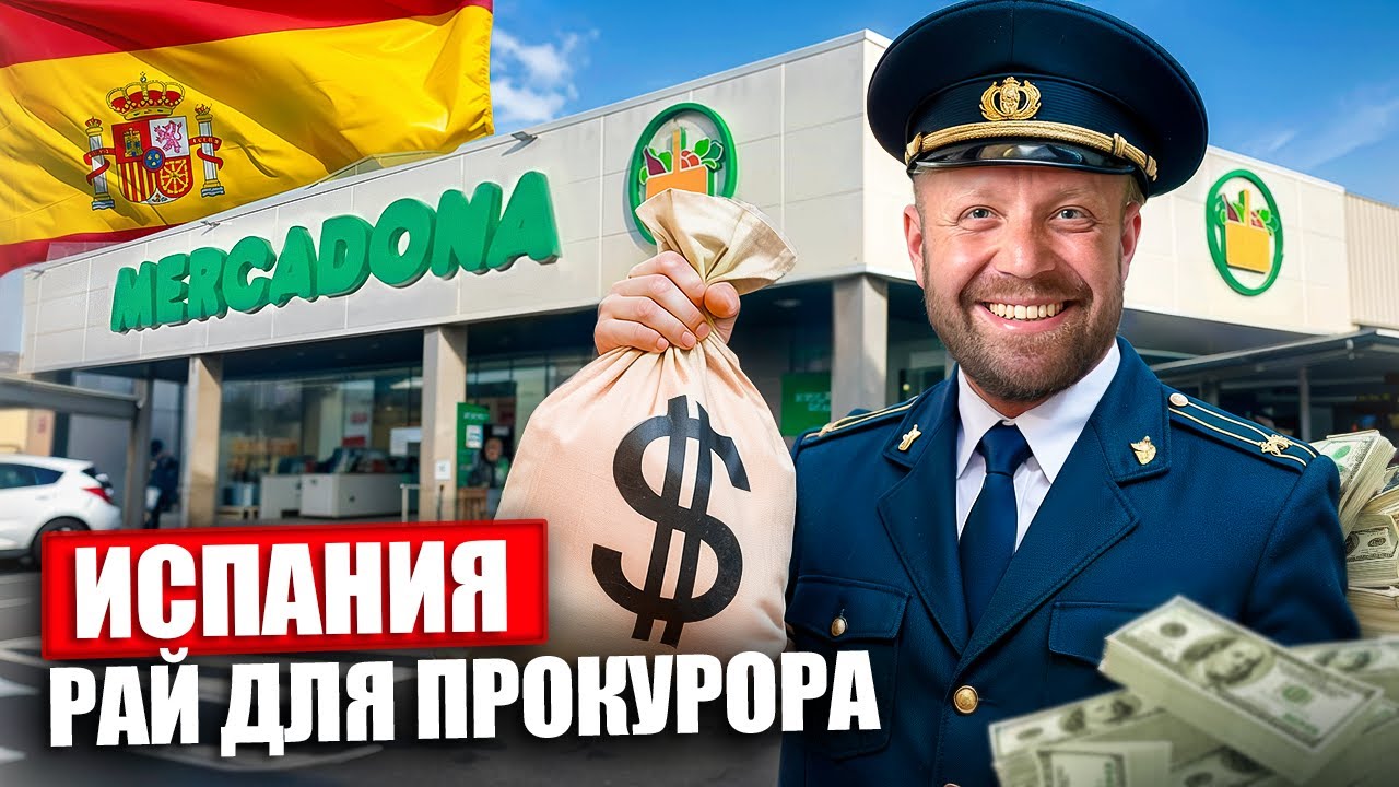 ИСПАНИЯ - РАЙ для ПРОКУРОРА. Mercadona. Почему С*АМЕРЫ выбирают страну МАНДАРИНОВ