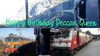 Happy Birthday Deccan Queen Express..Bhor Ghat Uncut Journey Of 12124 Pune Mumbai Deccan Queen..