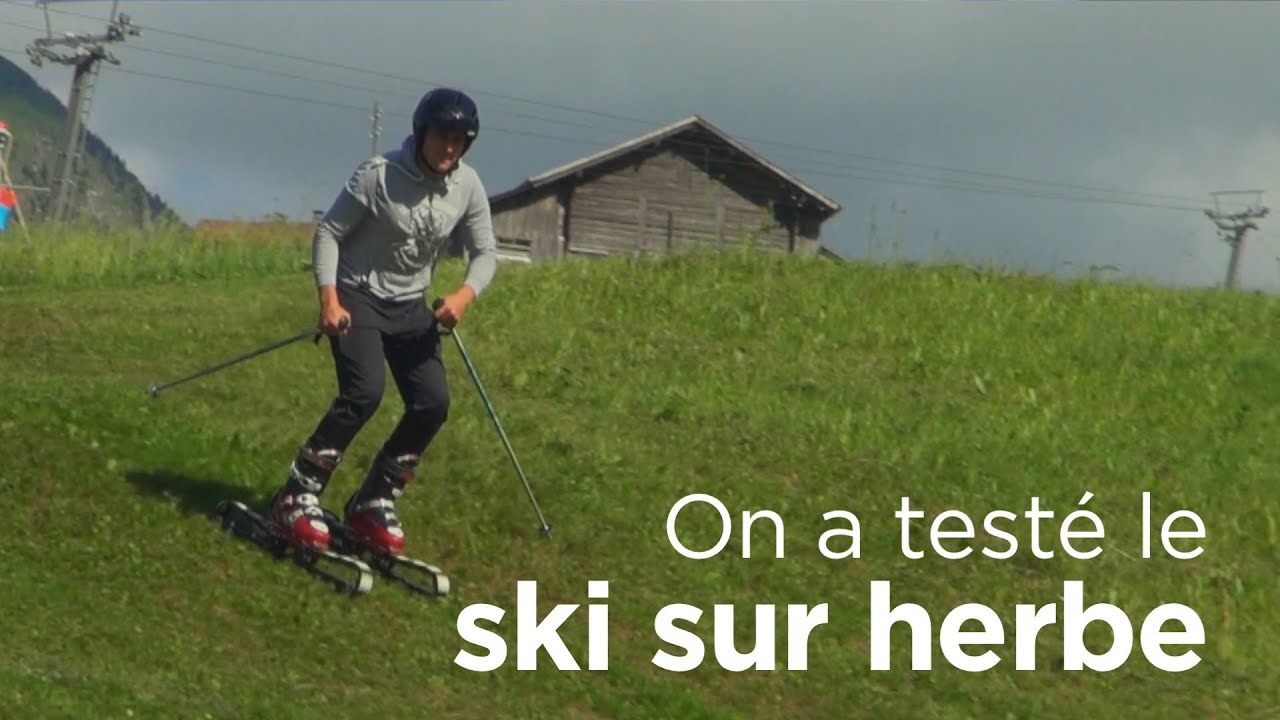 On a testé le ski sur herbe