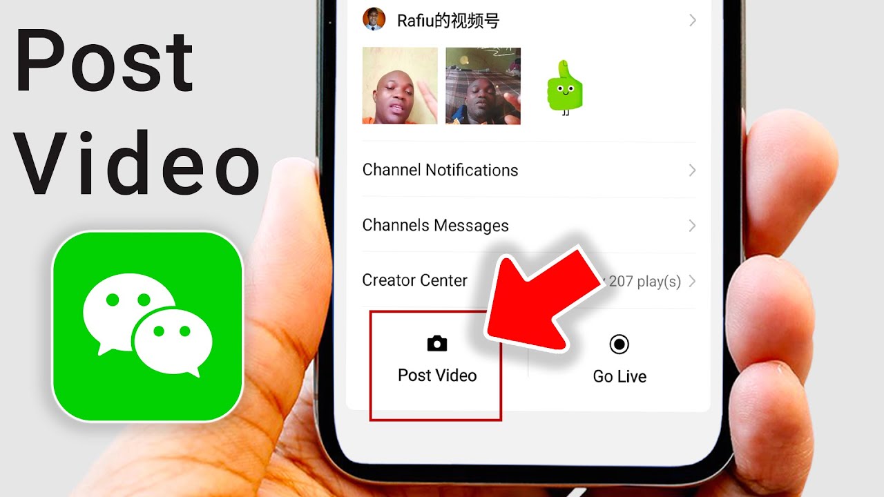 How to Post a Video to Your WeChat Channel - YouTube