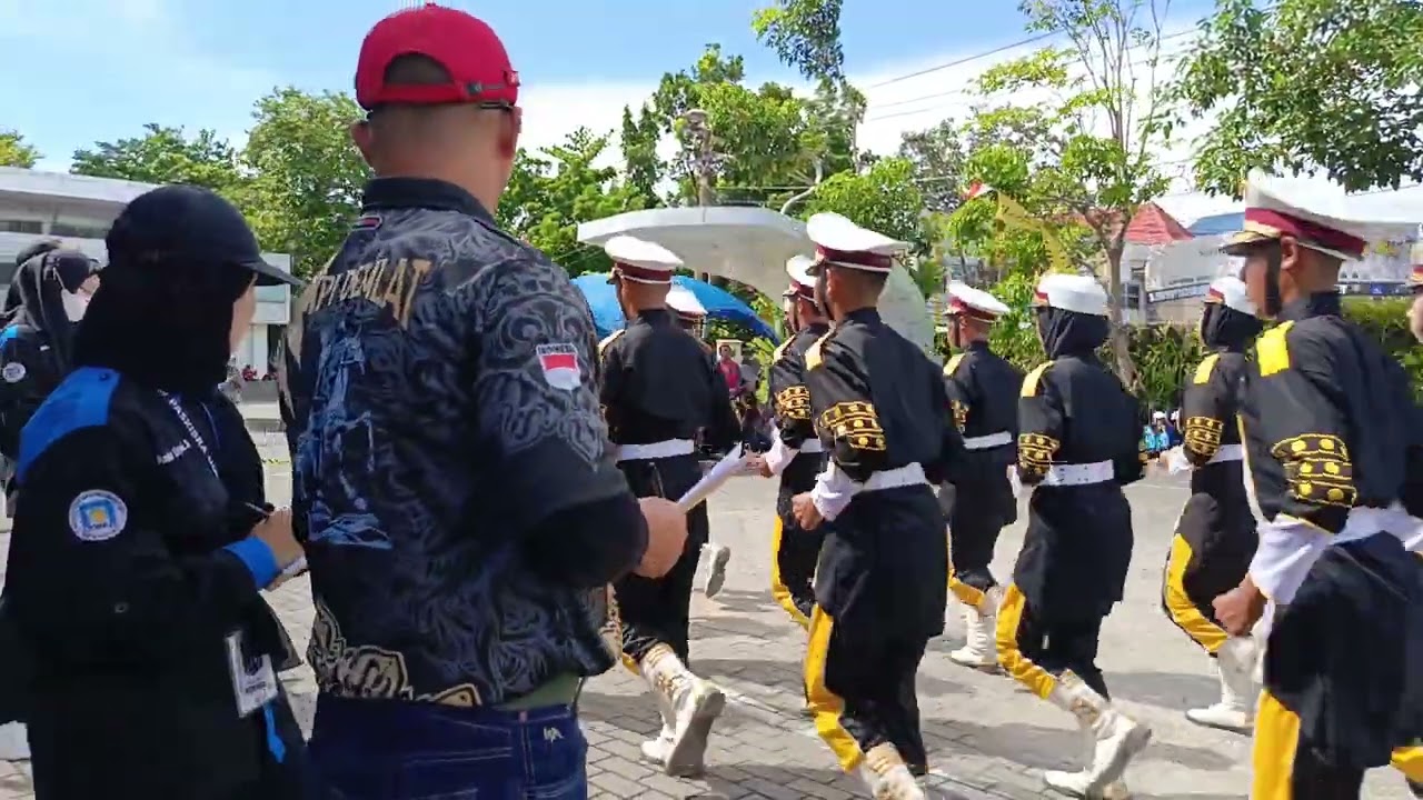 PASKIBRA SMK N 2 DEMAK dalam LKBB LOPTASIKU 8 UDINUS 2024