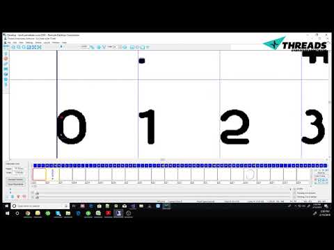 Create Font File - Threads Embroidery Software
