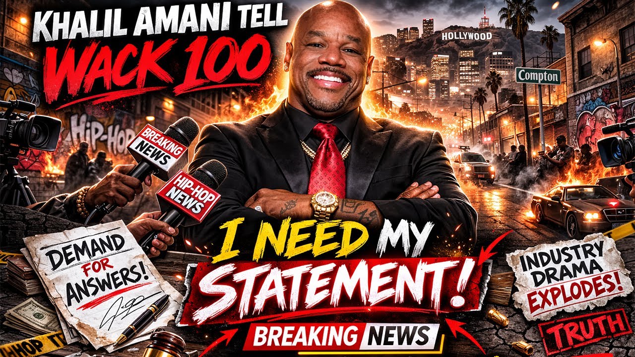 ‪@Khalilamani100‬ Tell Wack ‪@the100showlive‬ I Need My Statement Sparks Heated Hip-Hop Debate