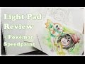 GAOMON GB4 LED Light Pad Review + Pokémon Sun/Moon Speedpaint