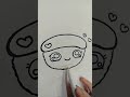 cute hot dog drawing#quick#easy#trendingshorts#viralvideo