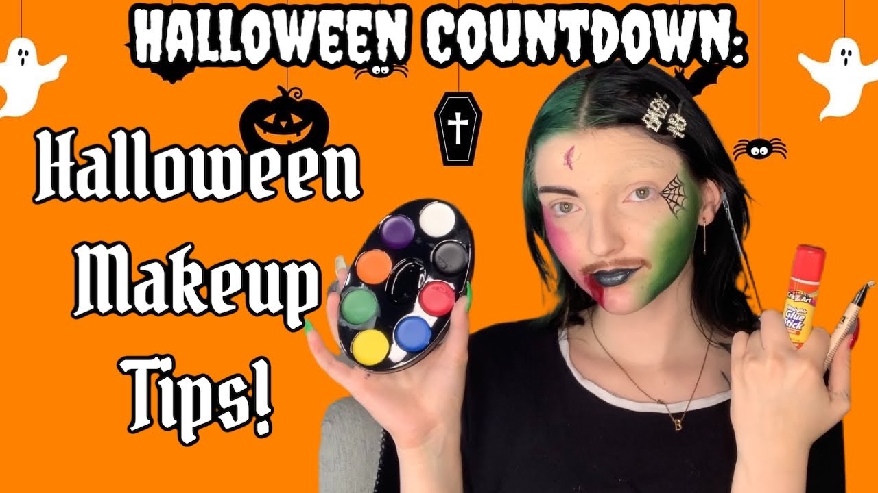 HALLOWEEN COUNTDOWN Halloween Makeup Tips! Helpful Easy Halloween
