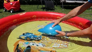 Experiment Balloons Under Water - Amazing Underwater Slow Motion