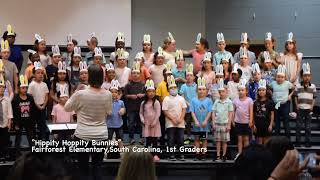 Ava's First School Performance #easter #firstgrade #school #hiphop #1stgrade