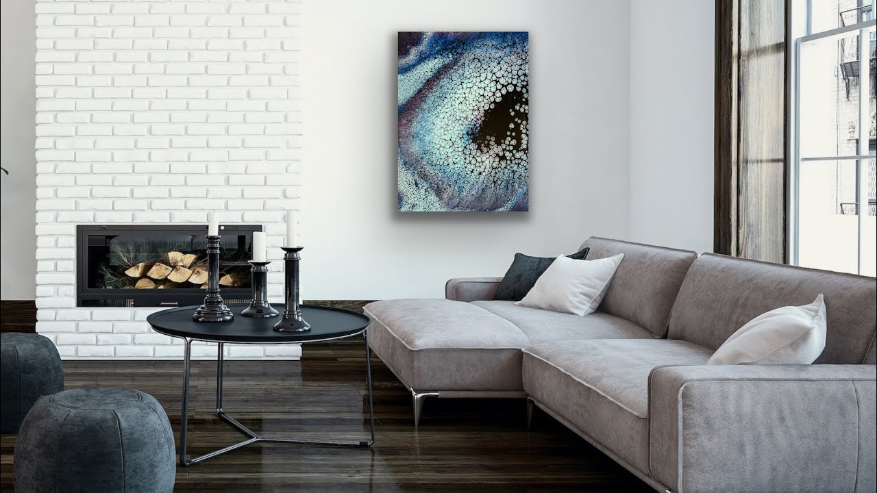 Abstract Fluid Art! Acrylic Pouring! Dump and Swirl! - YouTube
