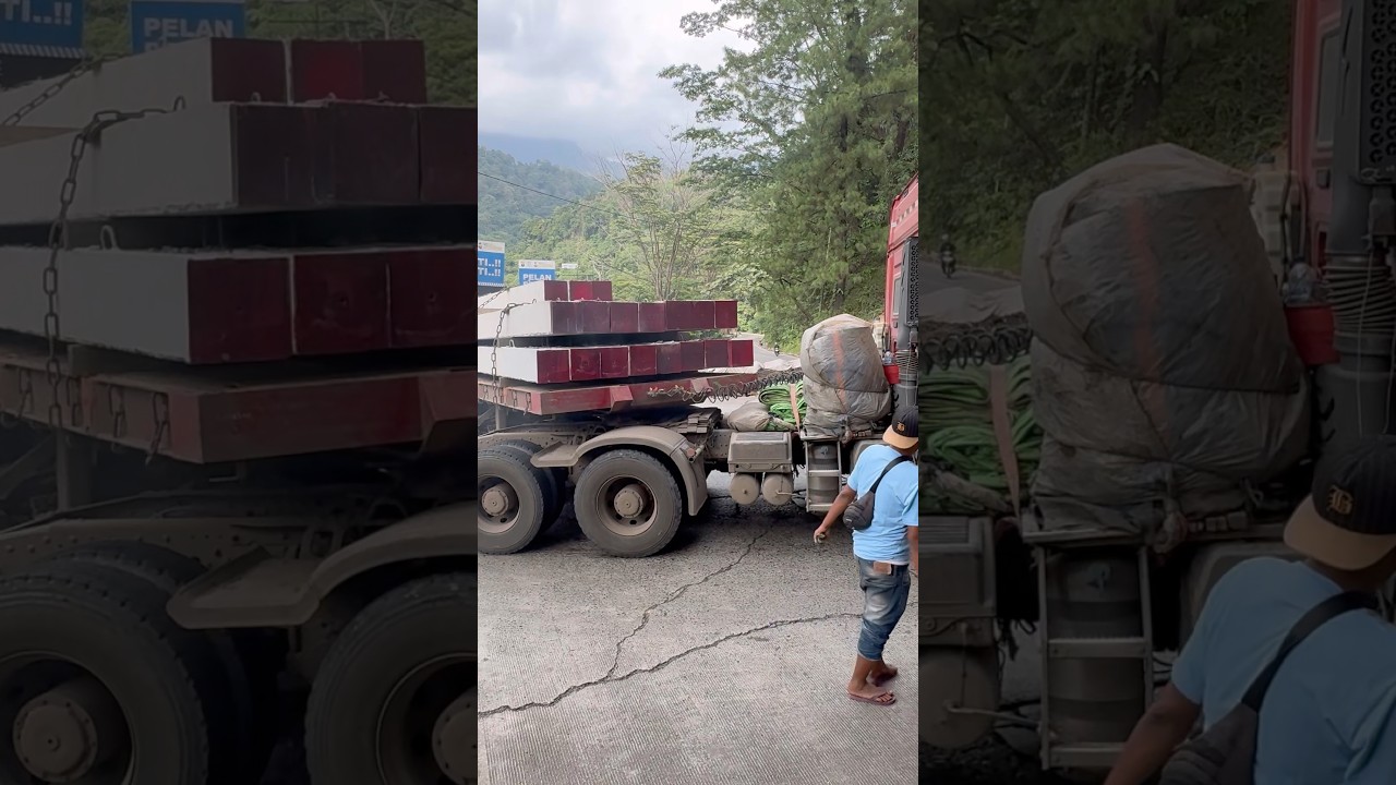 Truk siba surya hampir menyerah #trending #automobile