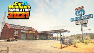 FINALLY Building Car My Own Repair Shop at Old Gas Station | Car Mechanic Simulator 2021 Gameplay screenshot 2