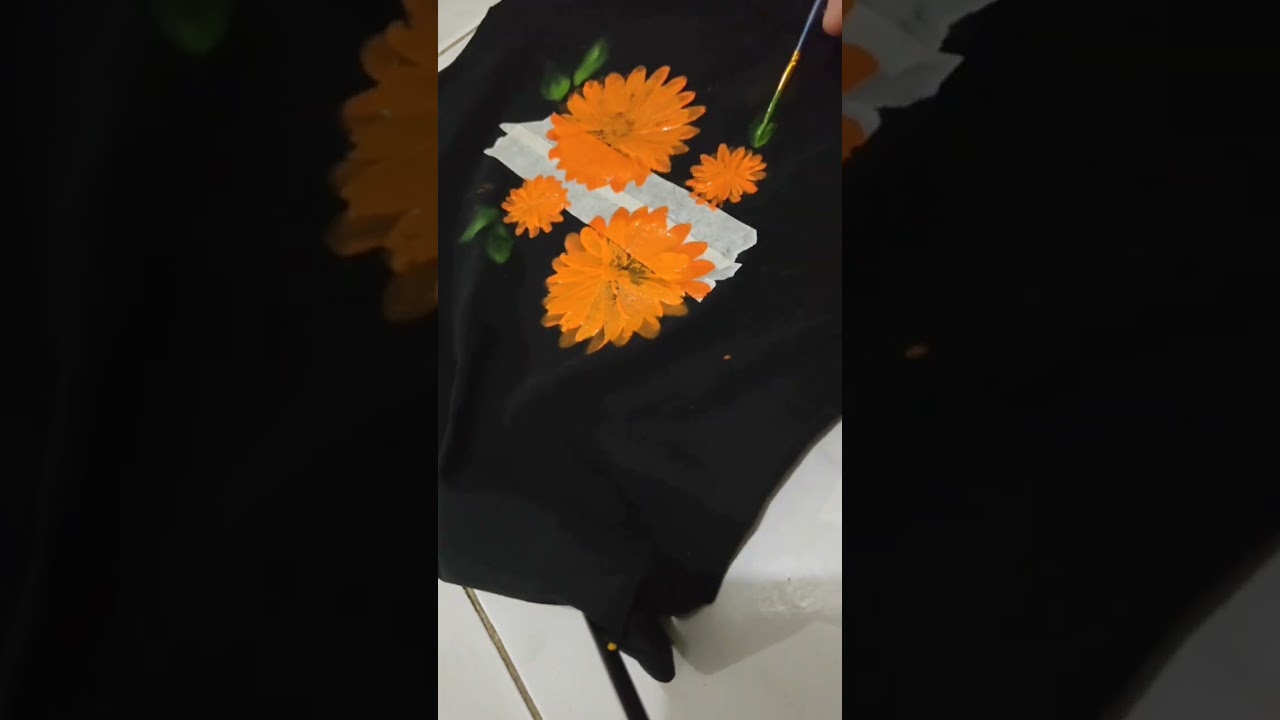 painting a t-shirt.. 