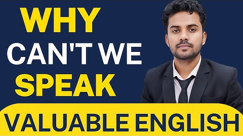 Why People Struggle with ENGLISH SPEAKING? | Why Can