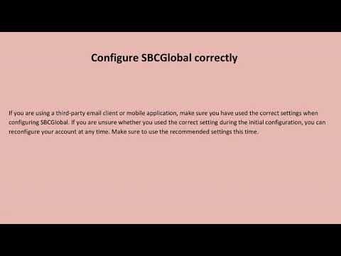 How to Fix SBCGlobal Email not working video