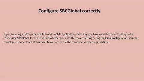How to Fix SBCGlobal Email not working video