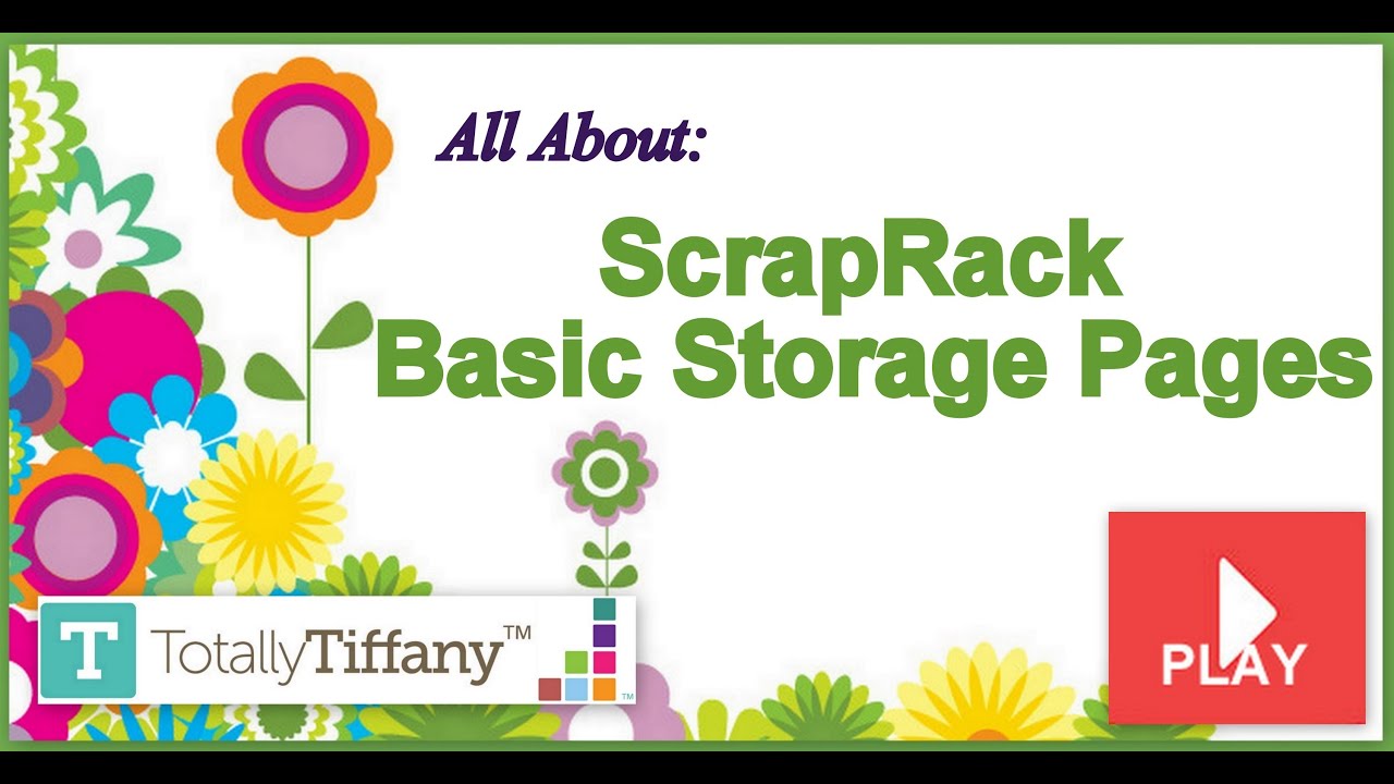 ScrapRack Basic Storage Pages for Craft Supply Organization