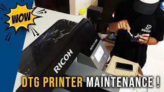 DTG Printer Maintenance - Ricoh Ri1000 Weekly Maintenance