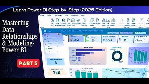 Power BI Data Modeling & Relationships – Complete Beginner Guide 2025