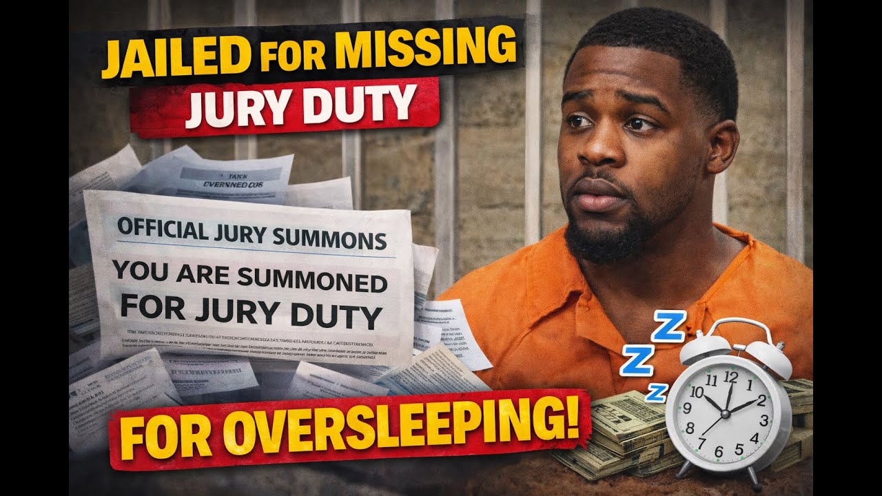 Jailed for Missing Jury Duty After Oversleeping - YouTube