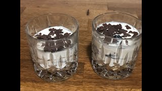 einfaches Glas Dessert, No Bake