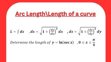 How to find the arc length with solved examples