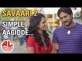 Simple Aagidde Video Song | Savaari 2 Kannada Full Songs |Srinagara Kitti,Madhurima |Manikanth Kadri