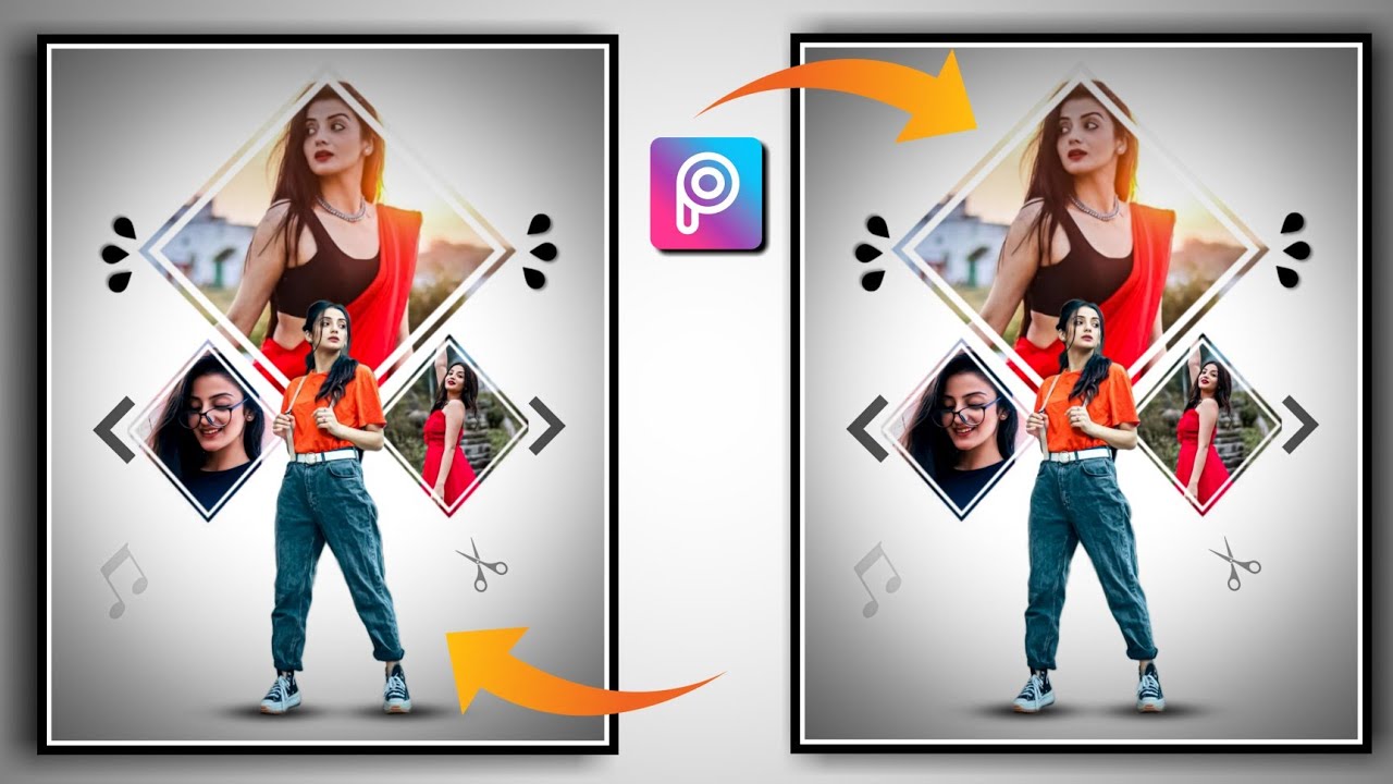 Picedit Frame New Trending frame Photo Editing | Picsart Photo Editing - Mayank Editz ...
