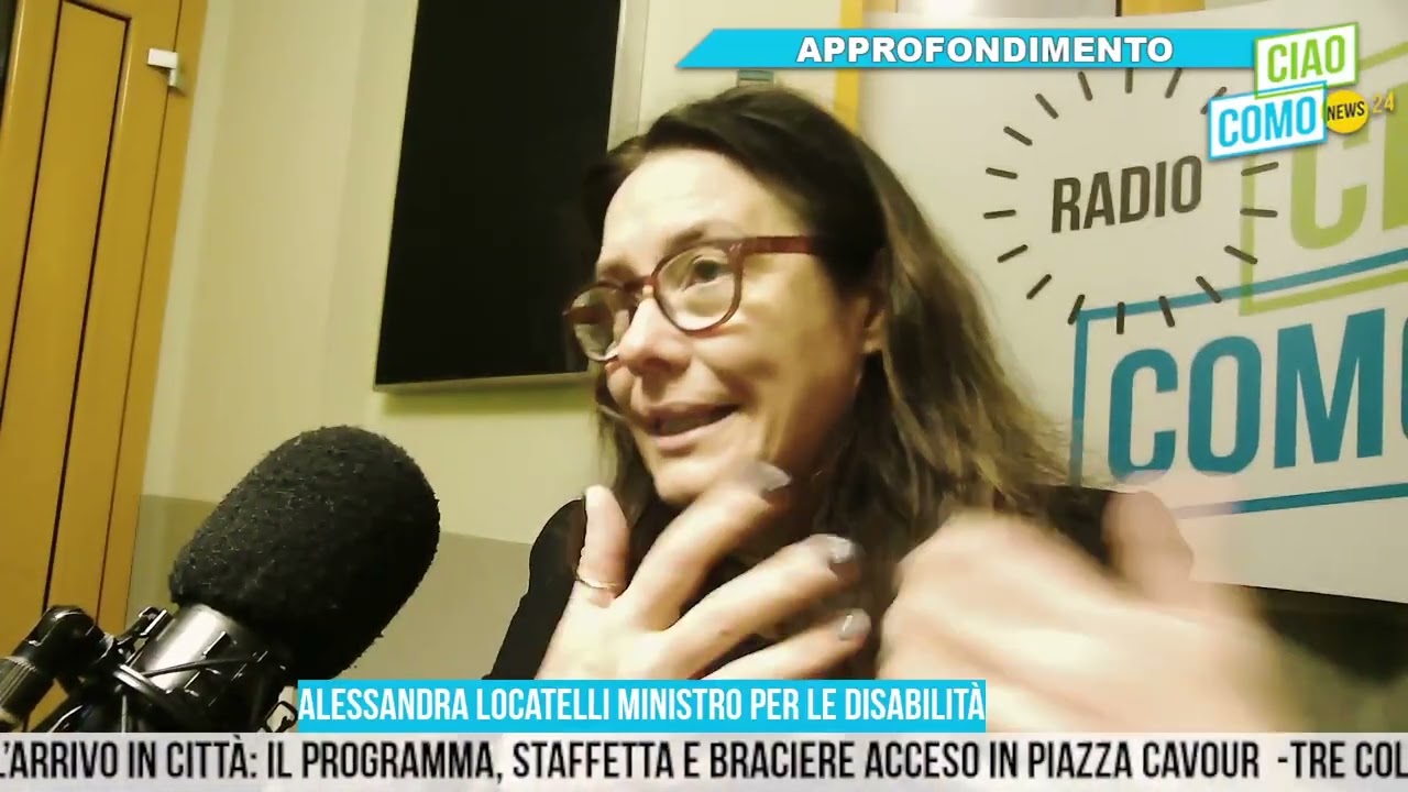 A CiaoComo di mattina il Ministro per le disabilità Alessandra Locatelli: risposte ai nostri lettori