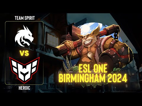 Team Spirit проти Heroic | Гра 1 | ESL One Birmingham 2024 - Group B Tiebreakers