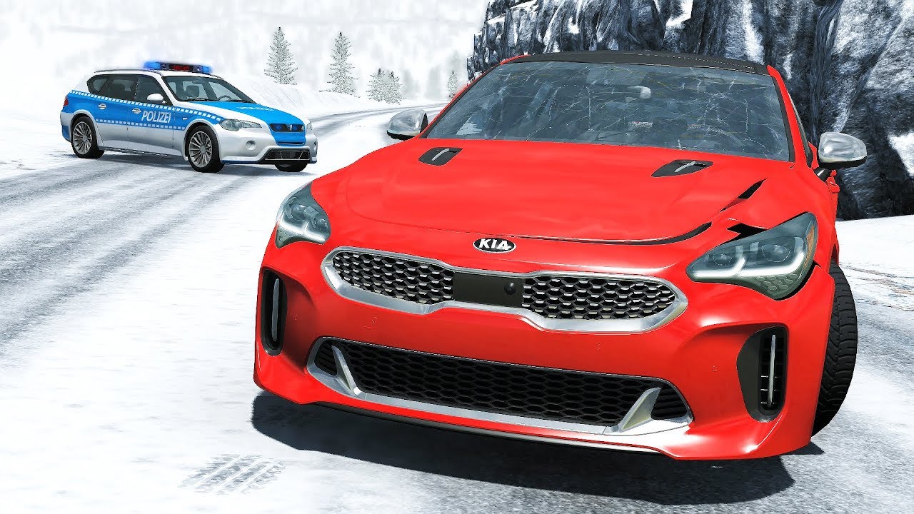 High Speed Police Chases #15 - BeamNG drive - YouTube