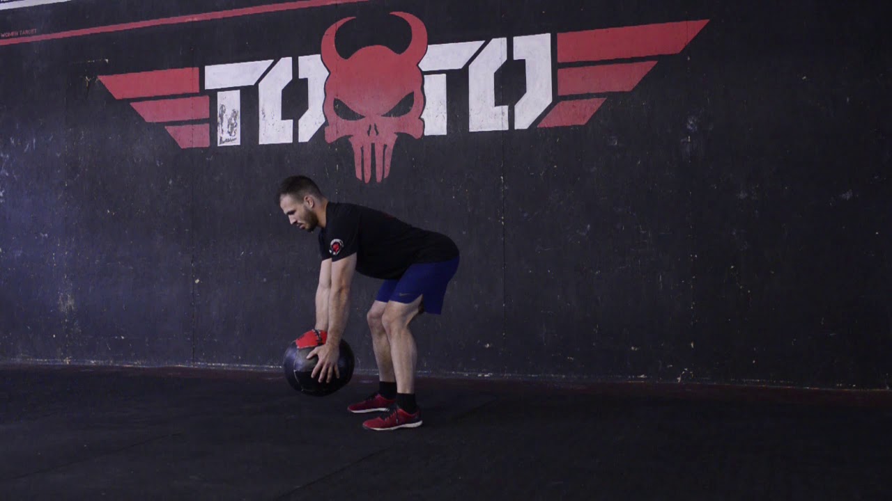 Medball or medicine ball row YouTube