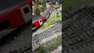 Class 67, 67014 pulling Transport for Wales past the Invacar.