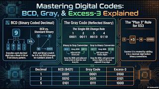 Digital Electronics Introduction | BCD | Gray Code | Excess-3 Code | Part-4 | The Coding Zone
