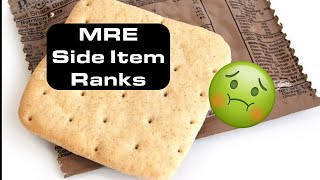 MRE tier list ( side items)