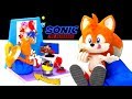Making tails diorama  sonic the hedgehog clay art