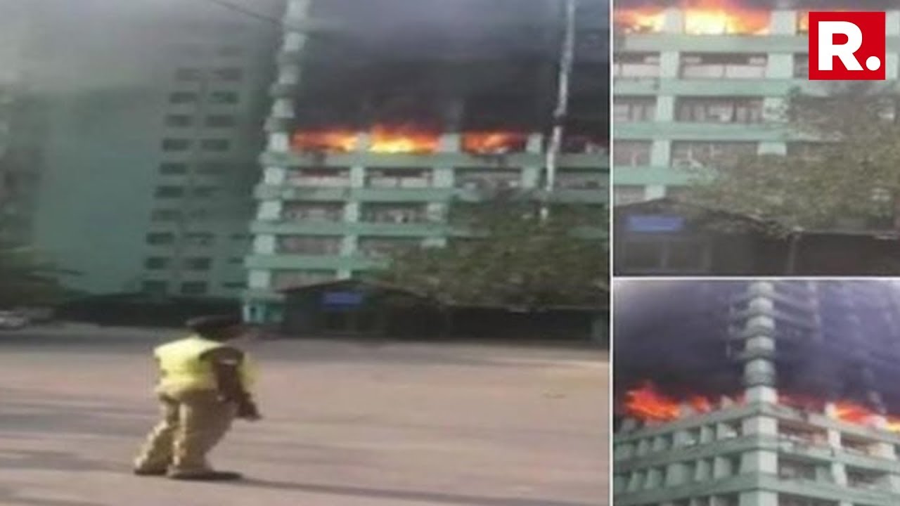 Fire Breaks Out At Pandit Deendayal Antyodaya Bhawan At CGO Complex, Delhi