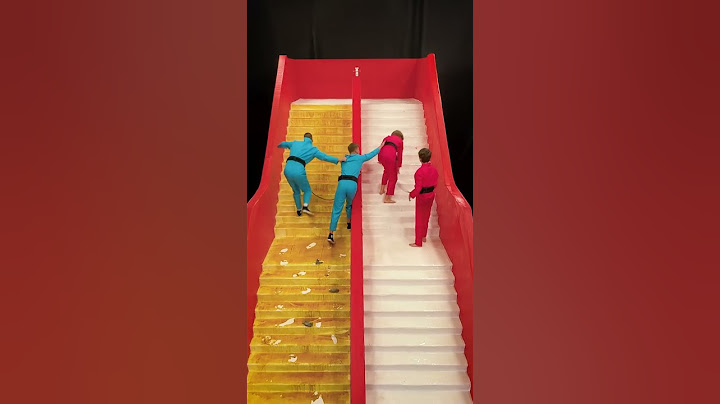 MR BEAST Slippery vs Sticky Stairs