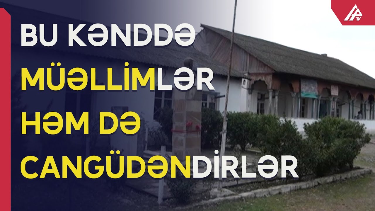 Şagird içəri girəndə müəllim divarı tutur ki, məktəb uçmasın - APA TV