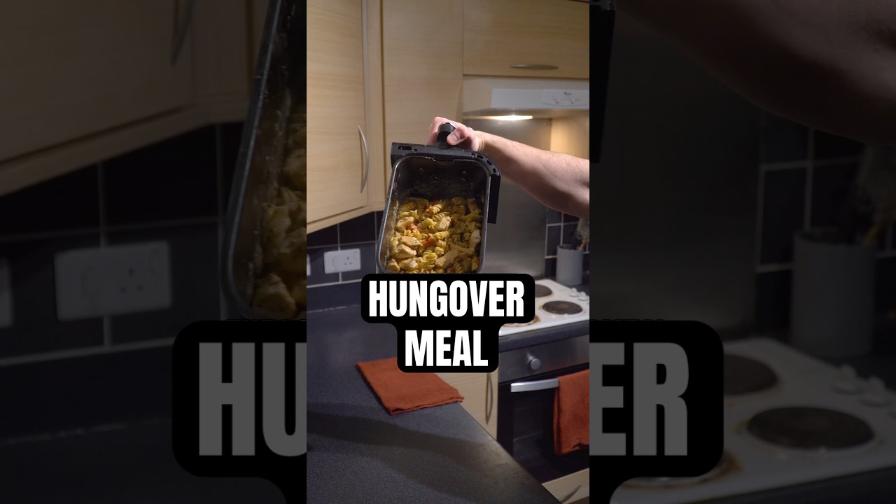 Easy, healthy air fryer meal - low effort muscle building food