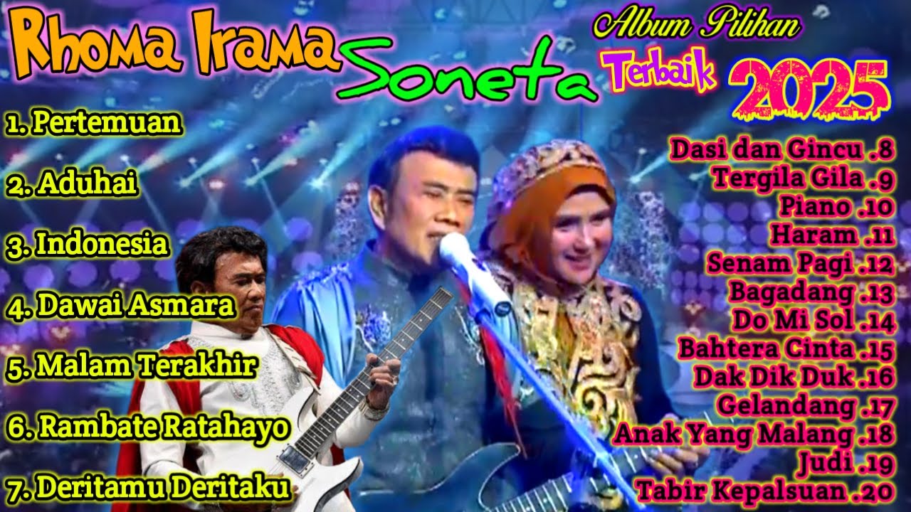 DANGDUT VIRAL❗️PERTEMUAN RHOMA IRAMA & SONETA Group FULL ALBUM PILIHAN TERBAIK 2025