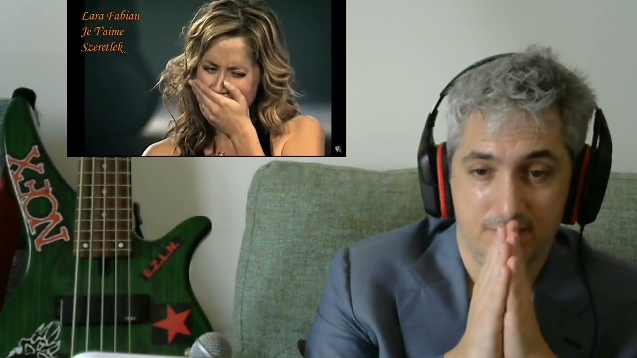 Lara Fabian Je T'aime (Live) reaction Punk Rock Head italian musician SingerBassPlayer James Giacomo