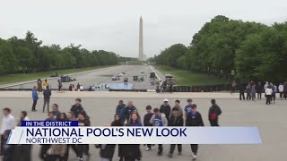 Celebrity Lincoln Memorial Reflecting Pool gets new look with 'American Flag Blue' paint Net Worth