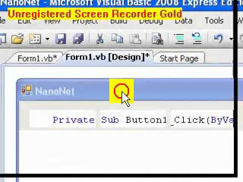 How to create a webbrowser VB 2008 express edition