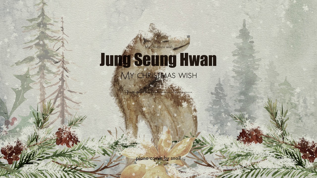 Jung Seung Hwan(정승환) My christmas wish(십이월 이십오일의 고백)(piano cover