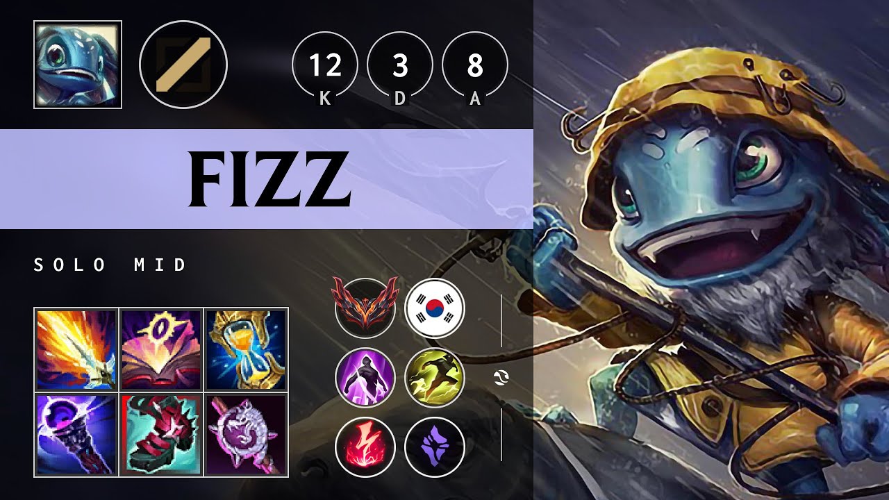 Fizz Mid vs Corki - KR Grandmaster Patch 25.07