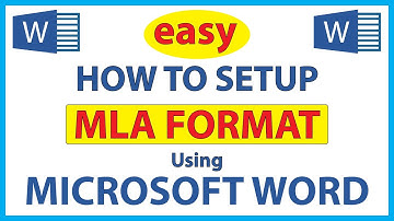 How To Set Up MLA Format In Microsoft Word