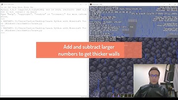 Learn Python with Minecraft - Part 3: Python Arithmetic - Lesson 9: Speed Building a House Part I