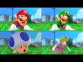 Super Mario Odyssey: Split-Screen Multiplayer - Mario vs Luigi vs Blue Toad vs Peach